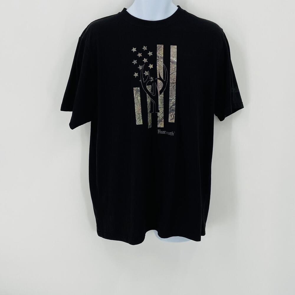Huntworth Men's Woodland USA T Shirt